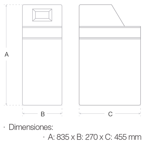 dimensiones descalcificador Harmony