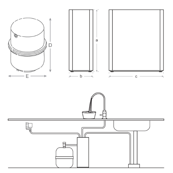 Dimensiones ósmosis Litel Semi